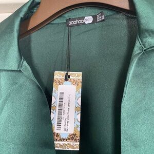 Plunging neckline dress